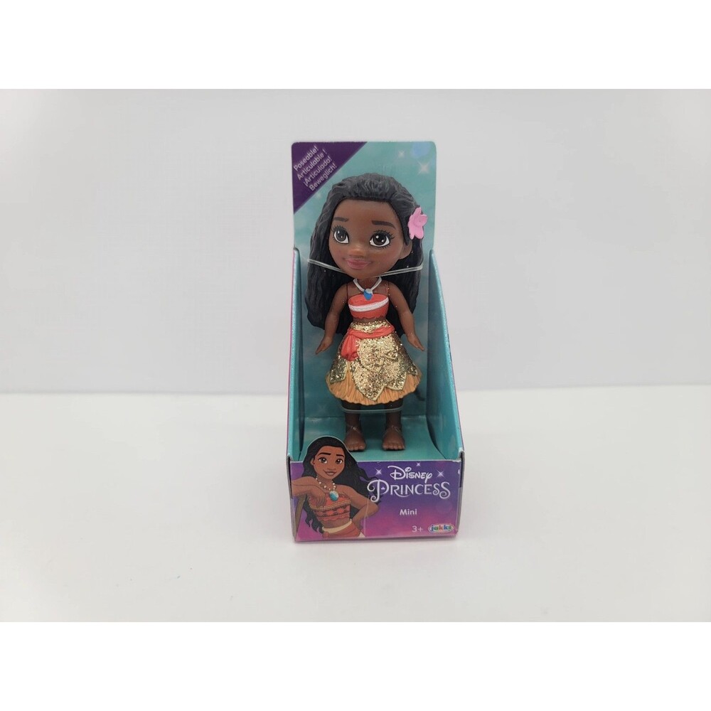 Disney Princess Mini Toddler Doll Moana 3.5" Jakks Pacific Poseable Toy